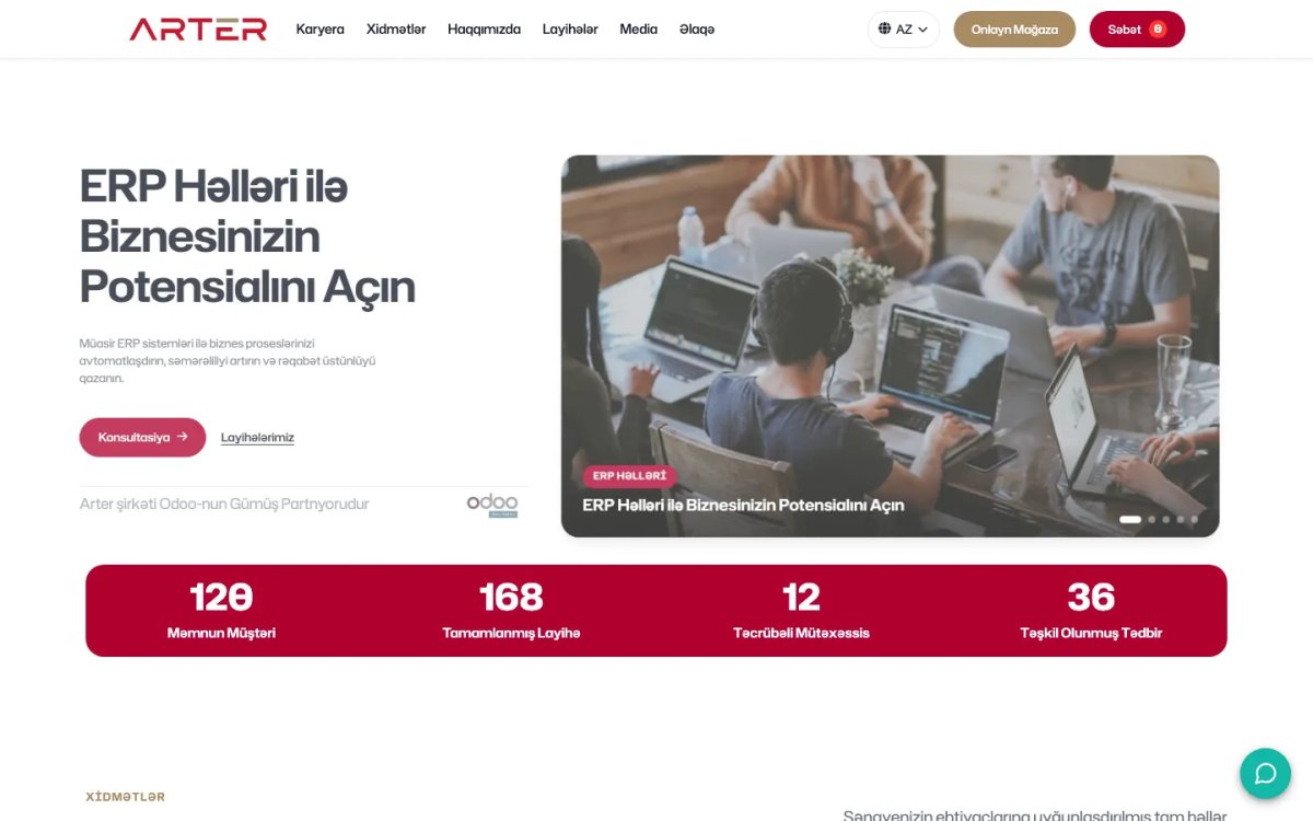 Arter üçün Hərtərəfli Rəqəmsal Marketinq Layihəsi