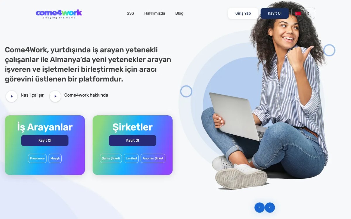 Come4Work üçün iş axtaran-işəgötürən platforması