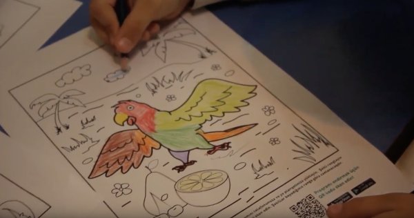 "Tutu" 3D Artırılmış Reallıq boyama kitabı tətbiqi