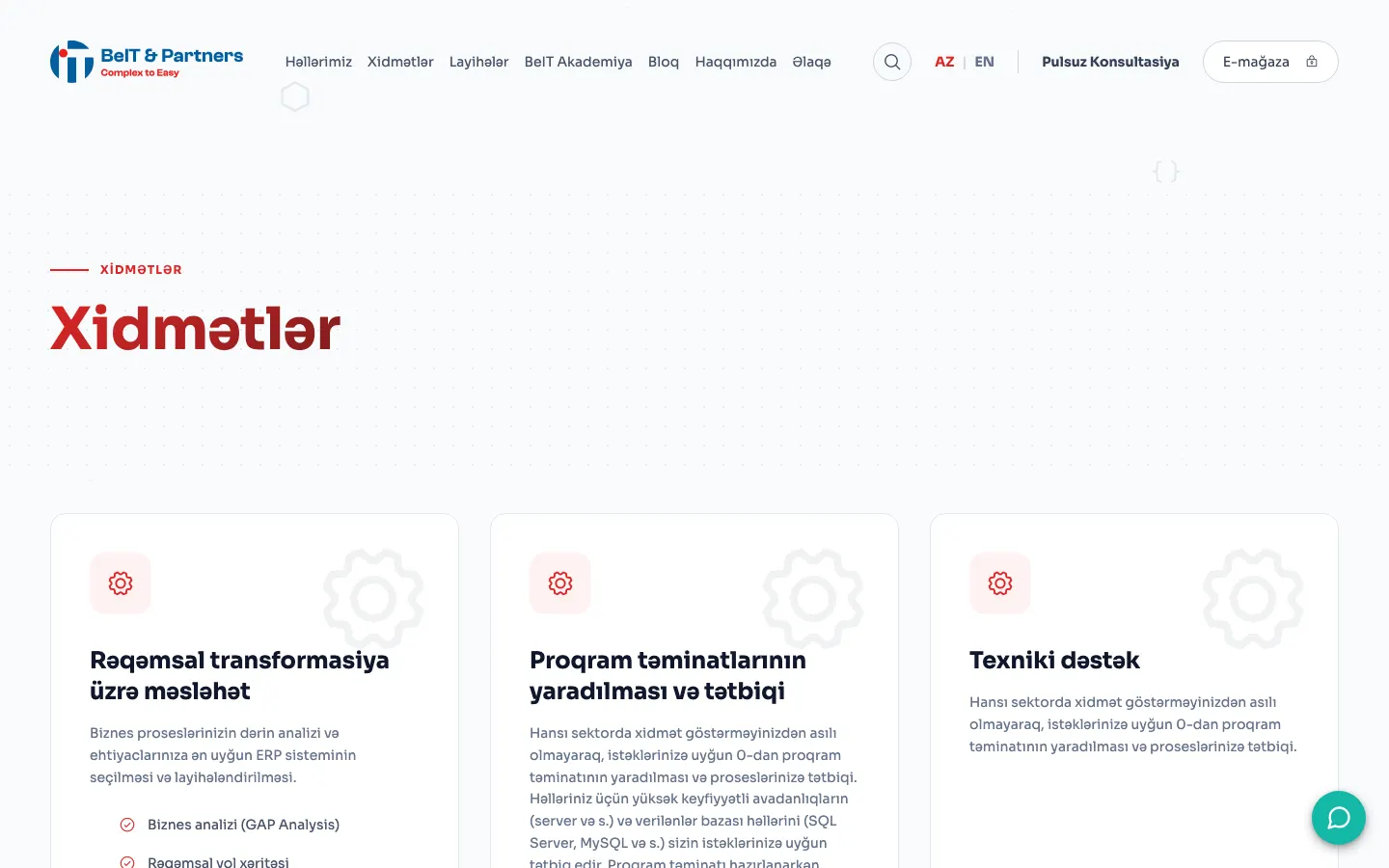 BeIT Partners üçün Hərtərəfli Rəqəmsal Marketinq layihəsi