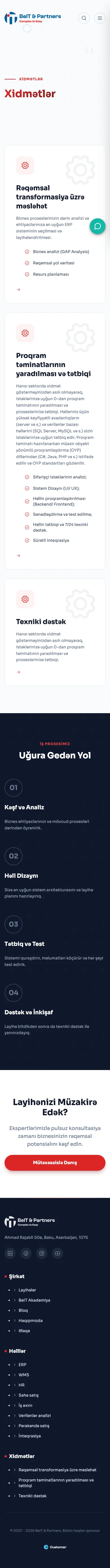 BeIT Partners üçün Hərtərəfli Rəqəmsal Marketinq layihəsi