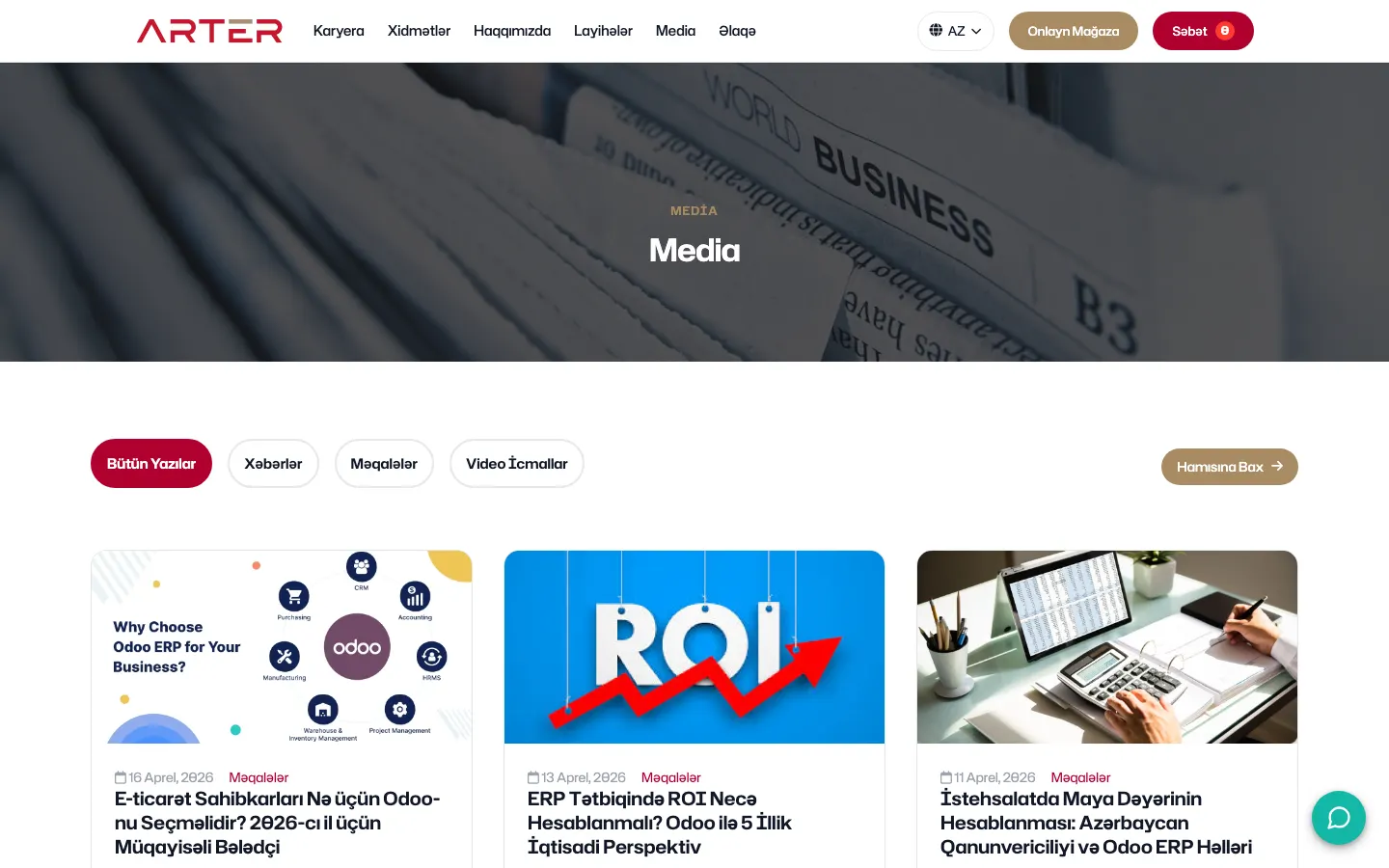 Arter üçün Hərtərəfli Rəqəmsal Marketinq Layihəsi