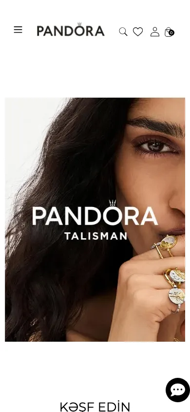 Pandora Azərbaycan üçün onlayn zərgərlik mağazası