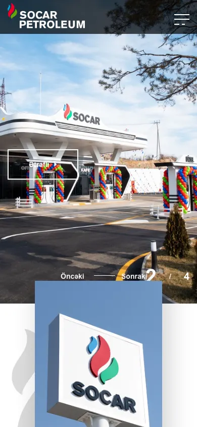 SOCAR Petroleum üçün korporativ vebsayt