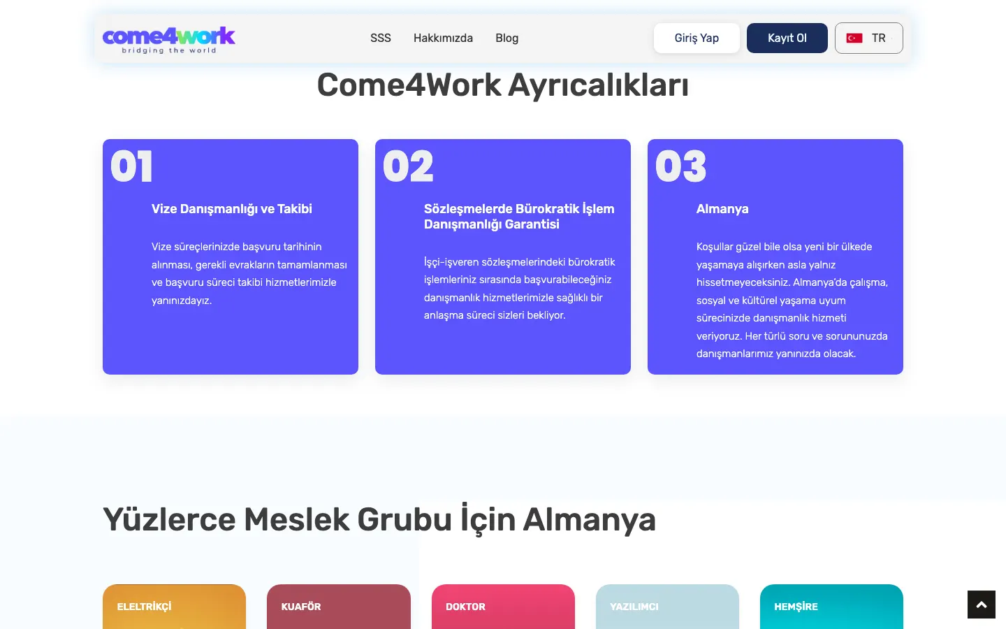 Come4Work üçün iş axtaran-işəgötürən platforması